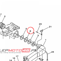 YAMAHA - WASHER,WAVE nr: 69MG21880000