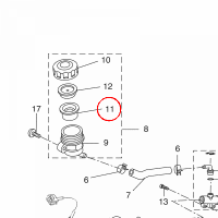 YAMAHA - MEMBRANA nr: 5D7F58540000