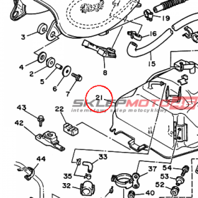 YAMAHA - ZBIORNIK PALIWA nr: 3JB241100133