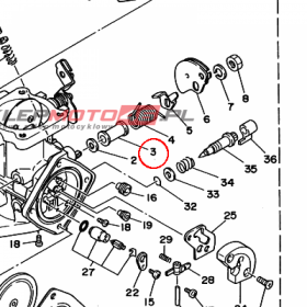 YAMAHA - COLLAR nr: 6K8145341000