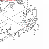 YAMAHA - DAMPER, PLATE nr: 905200400100