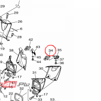 YAMAHA - LOCK ASSY nr: 4B5217800000