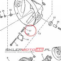 YAMAHA - PODKLADKA nr: 4KG843440000