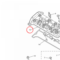 YAMAHA - POKRYWA GLOWICY nr: 1MC111910000