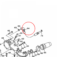 YAMAHA - PRZEWOD GUMOWY nr: 9044627M9500