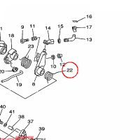 YAMAHA - sruba nr: 9050816M3700