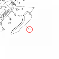 YAMAHA - COVER, HEADLIGHT 1 nr: BAT2838D00P1