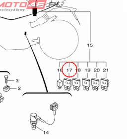 YAMAHA - BEZPIECZNIK nr: 5D7H21510000