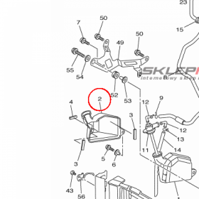 YAMAHA - PODKLADKA nr: 2S32176E0000