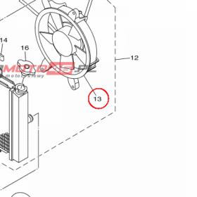 YAMAHA - BLOWER ASSY nr: B16E24050100