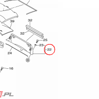 YAMAHA - POKRYWA FILTRA POW. nr: BR9144220000