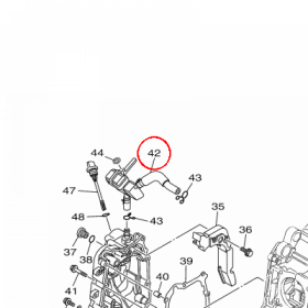 YAMAHA - BREATHER ASSY nr: 5RU153701000