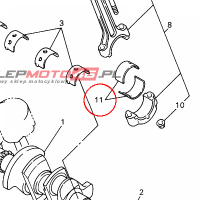 YAMAHA - panewka nr: 1WG116563000