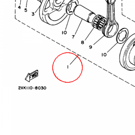 YAMAHA - WAL KORB. nr: 1UY114000000