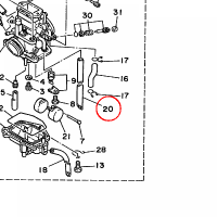 YAMAHA - PIPE nr: 1KT141970100