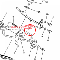 YAMAHA - NAPINACZ LANC. ROZ. nr: 5GH122410100