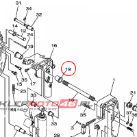 YAMAHA - tulejka nr: 9038622MA400