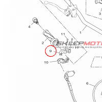 YAMAHA - OBUDOWA MANETKI nr: B7DF62810000