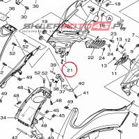 YAMAHA - OPASKA ZACISKOWA nr: 904640500300