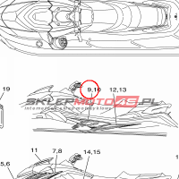 YAMAHA - GRAPHIC 9 nr: F4PU417K0000