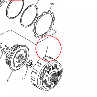 YAMAHA - KOSZ SPRZEGLA nr: 5D3161500000