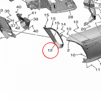 YAMAHA - MOLE COMP. 1 nr: 2DF2830L0000