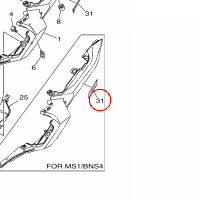 YAMAHA - EMBLEMAT nr: 1RC2153E2000