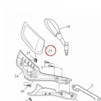 YAMAHA - HOUSING 2          MDPBM3 nr: B4TF629G10P0