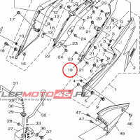 YAMAHA - USZCZELKA GUM. nr: 1WDF171L0000