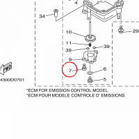 YAMAHA - SCREW, PAN HEAD nr: 66M143250000