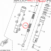 YAMAHA - SPREZYNA AMORT. nr: B74F31410000