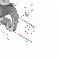 YAMAHA - sruba nr: 901051222800