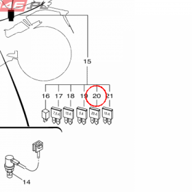 YAMAHA - BEZPIECZNIK nr: 5D7H21511000