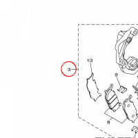 YAMAHA - ZACISK HAM. nr: 27D2580T0000