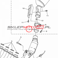 YAMAHA - USZCZELKA WYDECHU nr: 5YU147141000