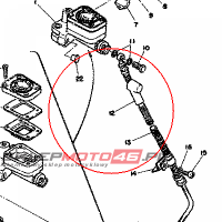 YAMAHA - OSLONA GUMOWA nr: 360258620000