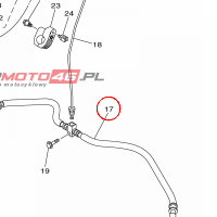 YAMAHA - PRZEWOD HAM. nr: 5TG258732100