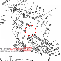 YAMAHA - podkladka nr: 902021004400