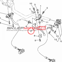 YAMAHA - dzwignia sprzegla nr: B90839120000