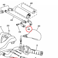 YAMAHA - BRACKET nr: 10PF612N0000