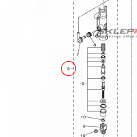 YAMAHA - CYLINDEREK nr: 4P52583V0000