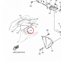 YAMAHA - DAMPER, PLATE nr: 905205000400