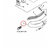 YAMAHA - RURA WYDECHOWA nr: 5TJ146111000