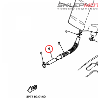 YAMAHA - PIPE, OIL nr: 4X4217660100