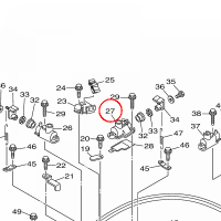 YAMAHA - PLATE, CLAMP nr: 6P242828009S