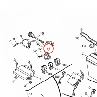 YAMAHA - SENSOR, LEAN ANGLE nr: 3B4825761000