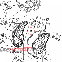 YAMAHA - USZCZELKA nr: 5YU134750100