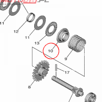 YAMAHA - PLATE nr: 5CU119520000