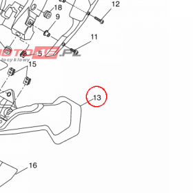 YAMAHA - OWIEWKA nr: 5D7F835120P4