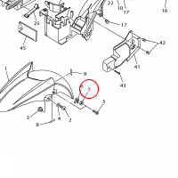 YAMAHA - PODKLADKA GUMOWA nr: 3P6215410000